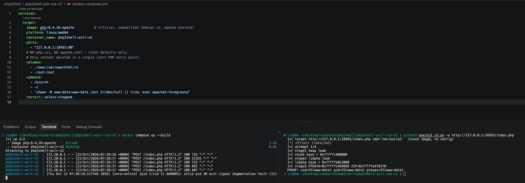 php2shell vulnerability